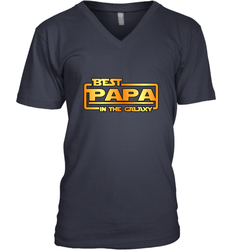 The best Papa in the galaxy Men's V-Neck
