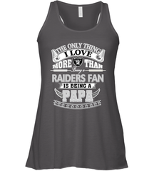 NFL The Only Thing I Love More Than Being A Oakland Raiders Fan Is Being A Papa Football Women's Racerback Tank Women's Racerback Tank - belovedtshirt