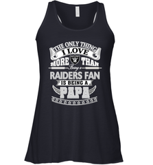 NFL The Only Thing I Love More Than Being A Oakland Raiders Fan Is Being A Papa Football Women's Racerback Tank Women's Racerback Tank - belovedtshirt