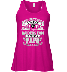 NFL The Only Thing I Love More Than Being A Oakland Raiders Fan Is Being A Papa Football Women's Racerback Tank Women's Racerback Tank - belovedtshirt