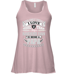 NFL The Only Thing I Love More Than Being A Oakland Raiders Fan Is Being A Papa Football Women's Racerback Tank Women's Racerback Tank - belovedtshirt