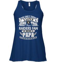 NFL The Only Thing I Love More Than Being A Oakland Raiders Fan Is Being A Papa Football Women's Racerback Tank Women's Racerback Tank - belovedtshirt