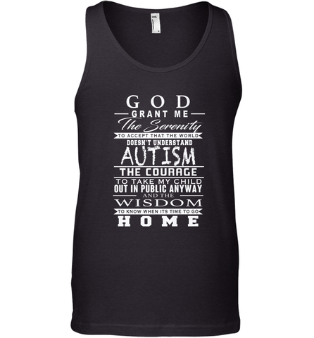 A shirt about Autism Men's Tank Top Men's Tank Top / Black / XS Men's Tank Top - belovedtshirt