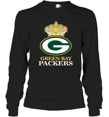 NFL Green Bay Packers Logo Champion Crown Long Sleeve T-Shirt Long Sleeve T-Shirt - belovedtshirt