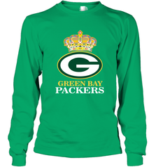 NFL Green Bay Packers Logo Champion Crown Long Sleeve T-Shirt Long Sleeve T-Shirt - belovedtshirt