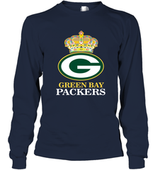 NFL Green Bay Packers Logo Champion Crown Long Sleeve T-Shirt Long Sleeve T-Shirt - belovedtshirt