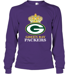 NFL Green Bay Packers Logo Champion Crown Long Sleeve T-Shirt Long Sleeve T-Shirt - belovedtshirt