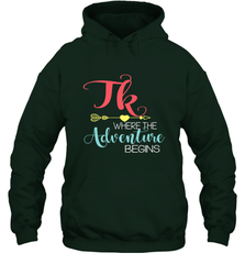 TK Transitional Kindergarten Where The Adventure Begins Hooded Sweatshirt Hooded Sweatshirt - belovedtshirt