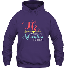 TK Transitional Kindergarten Where The Adventure Begins Hooded Sweatshirt Hooded Sweatshirt - belovedtshirt