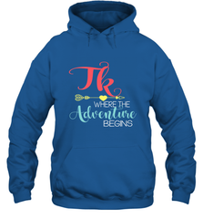 TK Transitional Kindergarten Where The Adventure Begins Hooded Sweatshirt Hooded Sweatshirt - belovedtshirt