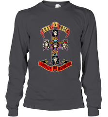 Guns N' Roses Classic Cross Logo Long Sleeve T-Shirt Long Sleeve T-Shirt - belovedtshirt