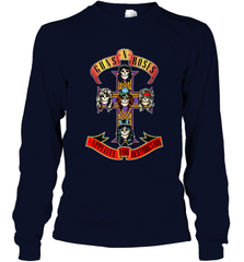 Guns N' Roses Classic Cross Logo Long Sleeve T-Shirt Long Sleeve T-Shirt - belovedtshirt