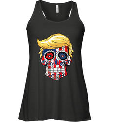 Trump sugar skull Women's Racerback Tank