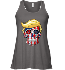 Trump sugar skull Women's Racerback Tank Women's Racerback Tank - belovedtshirt