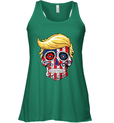 Trump sugar skull Women's Racerback Tank Women's Racerback Tank - belovedtshirt