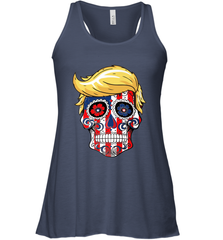 Trump sugar skull Women's Racerback Tank Women's Racerback Tank - belovedtshirt
