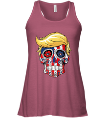 Trump sugar skull Women's Racerback Tank Women's Racerback Tank - belovedtshirt
