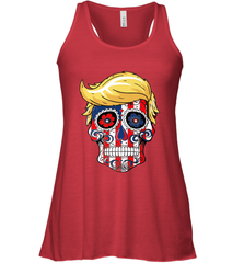 Trump sugar skull Women's Racerback Tank Women's Racerback Tank - belovedtshirt