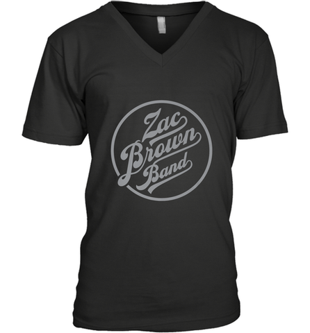Zac Brown Band  Original ZBB Logo Men's V-Neck Men's V-Neck / Black / S Men's V-Neck - belovedtshirt