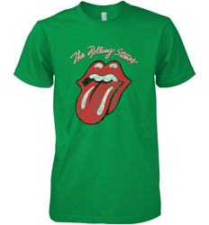 Mens The Rolling Stones Script Tongue Logo Men's Premium T-Shirt