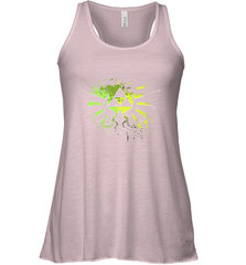 Legend Of Zelda Triforce Logo Paint Splatter Women's Racerback Tank Women's Racerback Tank - belovedtshirt
