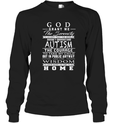 A shirt about Autism Long Sleeve T-Shirt