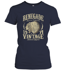 Vintage Made In 1971 T Shirt 47th Birthday Gift Women's T-Shirt Women's T-Shirt - belovedtshirt
