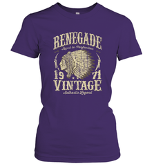 Vintage Made In 1971 T Shirt 47th Birthday Gift Women's T-Shirt Women's T-Shirt - belovedtshirt