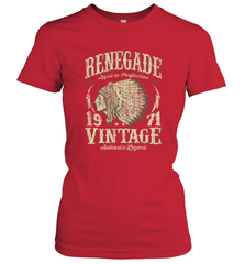 Vintage Made In 1971 T Shirt 47th Birthday Gift Women's T-Shirt Women's T-Shirt - belovedtshirt
