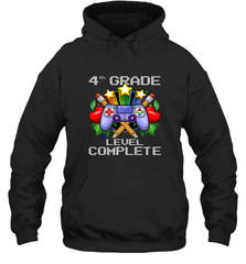 4th Grade Level Complete Back To School Gift Boys Girls Hooded Sweatshirt Hooded Sweatshirt - belovedtshirt