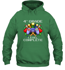 4th Grade Level Complete Back To School Gift Boys Girls Hooded Sweatshirt Hooded Sweatshirt - belovedtshirt