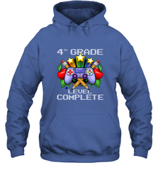 4th Grade Level Complete Back To School Gift Boys Girls Hooded Sweatshirt Hooded Sweatshirt - belovedtshirt