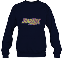 Star fox Vintage Distressed Game Logo Crewneck Sweatshirt Crewneck Sweatshirt - belovedtshirt