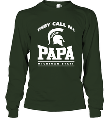 Michigan State Spartans They Call Me Papa Long Sleeve T-Shirt Long Sleeve T-Shirt - belovedtshirt