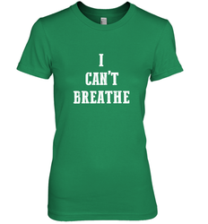 I can't breathe Black lives matter simple message Women's Premium T-Shirt