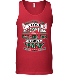 NFL The Only Thing I Love More Than Being A Green Bay Packers Fan Is Being A Papa Football Men's Tank Top Men's Tank Top - belovedtshirt