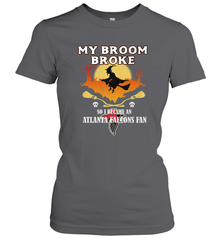 Broom Broke So I Became An Atlanta Falcons Fan  NFL Halloween Costume Women's T-Shirt Women's T-Shirt - belovedtshirt