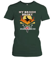 Broom Broke So I Became An Atlanta Falcons Fan  NFL Halloween Costume Women's T-Shirt Women's T-Shirt - belovedtshirt
