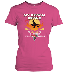 Broom Broke So I Became An Atlanta Falcons Fan  NFL Halloween Costume Women's T-Shirt Women's T-Shirt - belovedtshirt