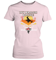 Broom Broke So I Became An Atlanta Falcons Fan  NFL Halloween Costume Women's T-Shirt Women's T-Shirt - belovedtshirt