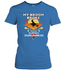 Broom Broke So I Became An Atlanta Falcons Fan  NFL Halloween Costume Women's T-Shirt Women's T-Shirt - belovedtshirt