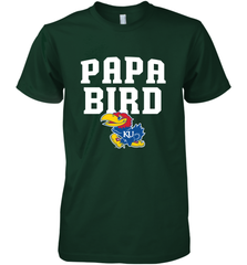 Kansas Jayhawks Papa Bird Men's Premium T-Shirt Men's Premium T-Shirt - belovedtshirt