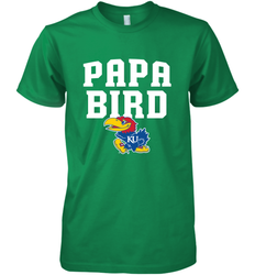 Kansas Jayhawks Papa Bird Men's Premium T-Shirt
