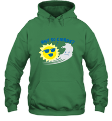 Weather Why So Cirrus Serious Cloud Funny Hooded Sweatshirt Hooded Sweatshirt - belovedtshirt