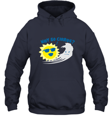 Weather Why So Cirrus Serious Cloud Funny Hooded Sweatshirt Hooded Sweatshirt - belovedtshirt