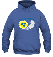 Weather Why So Cirrus Serious Cloud Funny Hooded Sweatshirt Hooded Sweatshirt - belovedtshirt