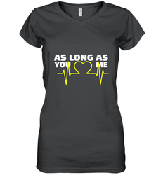 Back boys Again As Long As You Love Me Women's V-Neck T-Shirt