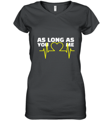Back boys Again As Long As You Love Me Women's V-Neck T-Shirt Women's V-Neck T-Shirt - belovedtshirt