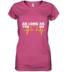 Back boys Again As Long As You Love Me Women's V-Neck T-Shirt Women's V-Neck T-Shirt - belovedtshirt