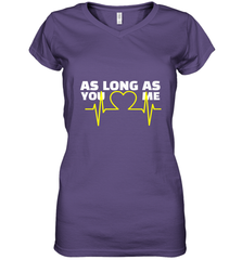 Back boys Again As Long As You Love Me Women's V-Neck T-Shirt Women's V-Neck T-Shirt - belovedtshirt